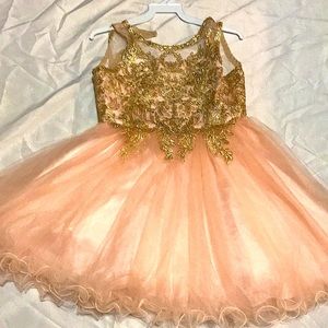 Chantillyplace big girls 7-16 embroidered cord illusion mesh wire hem dress